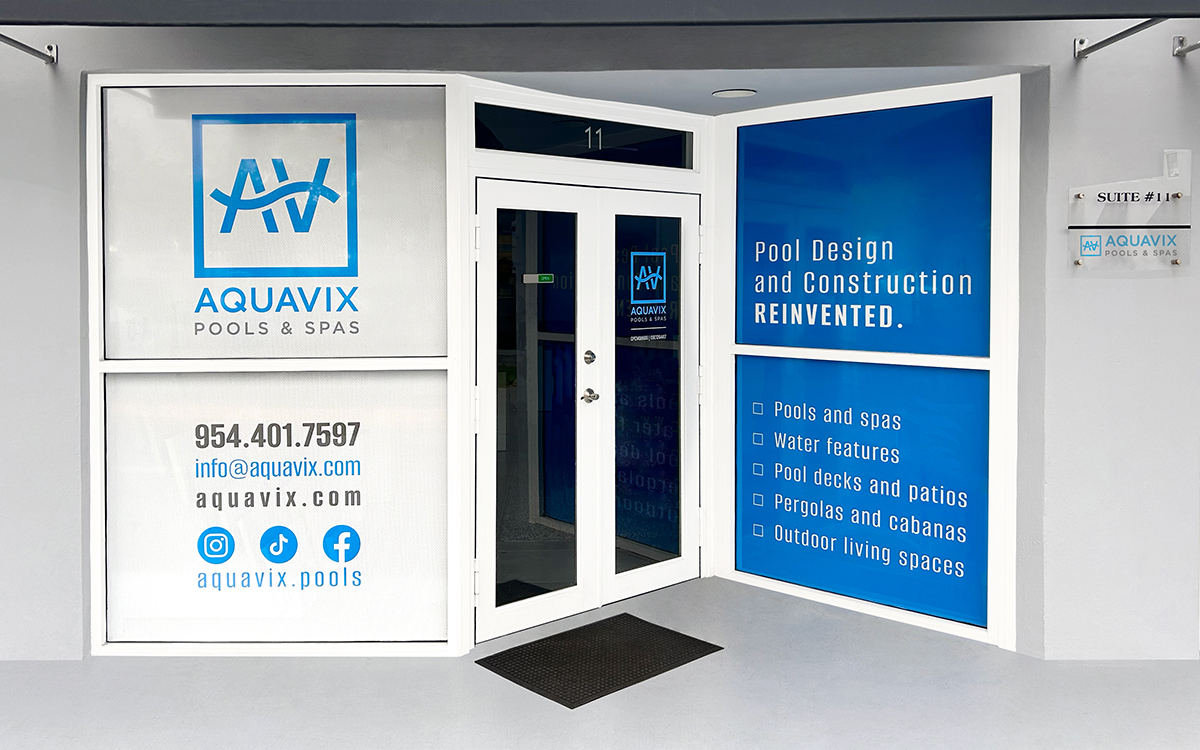 AQUAVIX Showroom – Pool Builders – Dania Beach, Florida